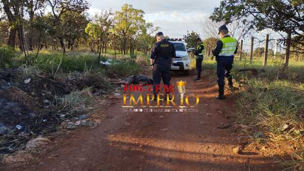 Familiares identifican cuerpo hallado en un camino vecinal de Jardín Aurora - Radio Imperio 106.7 FM