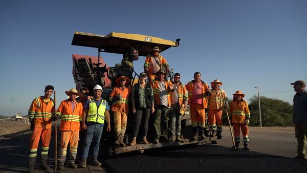 Supervisan obras en el tercer tramo del Corredor Bioceánico