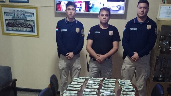 Policía recupera botín robado a casa de cambios y hay dos detenidos