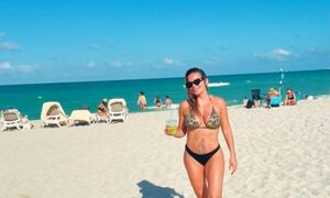 Dahiana Bresanovich presumió estadazo por Miami Beach