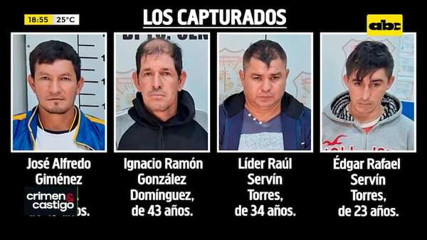 Video: desbaratan banda que asaltó peaje y casino - Crimen y castigo - ABC Color