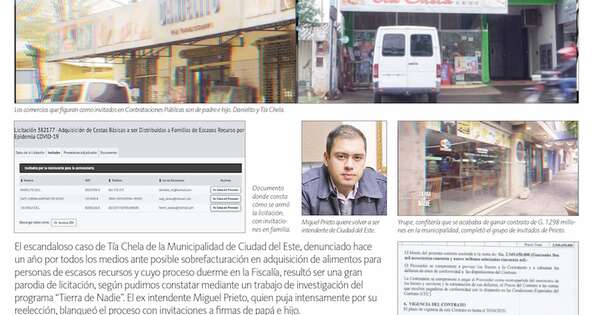 La Nación / Fiscalía pide juicio oral para Prieto por amañada compra covid de Tía Chela