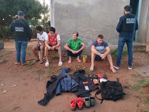 Cuatro aprehendidos tras allanamientos en Luque: sospechan participación en asalto a peaje y casino - Policiales - ABC Color