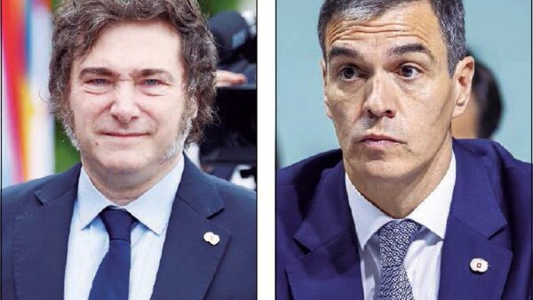 Milei acusa a Sánchez de aplicar el modelo de Maduro en España