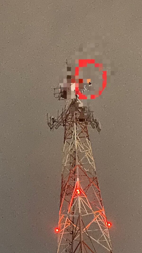 Niño de 13 años subió a una antena de telefonía en Capiatá y fue rescatado