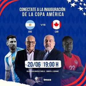 ¡Hoy arranca la Copa América! Partido inaugural será transmitido por el Trece - trece