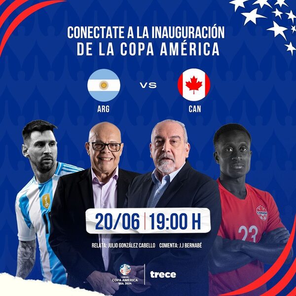 ¡Hoy arranca la Copa América! Partido inaugural será transmitido por el Trece - trece
