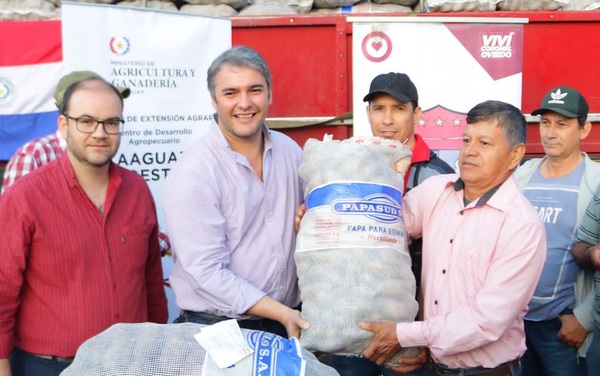Inicia el Proyecto de Siembra de Papa en Coronel Oviedo - Noticiero Paraguay