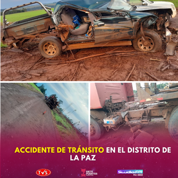 SINIESTRO VIAL EN EL DISTRITO DE LA PAZ - TVS
