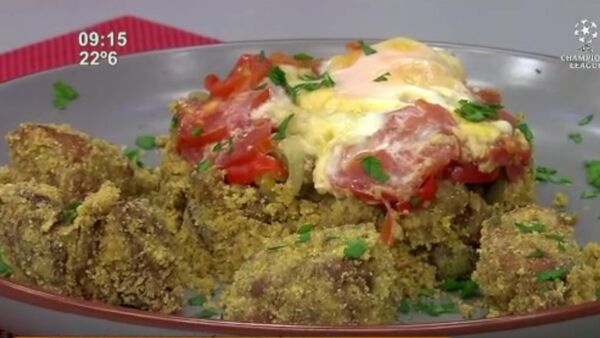 La Cocina de Cada Día: ''Chi᷉chãrõ hu´itĩ'' con huevos San Carlos - SNT