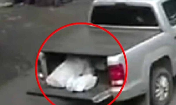 Nuevas imágenes de asalto en Villa Morra: Carrocería de camioneta se abrió en plena huida – Prensa 5