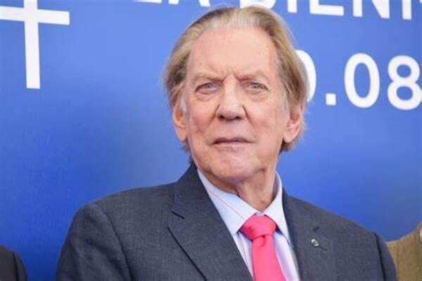 Falleció el actor Donald Sutherland