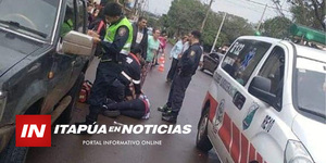 MOTOCICLISTA EMBARAZADA PERDIÓ SU BEBÉ TRAS SINIESTRO VIAL EN ENCARNACIÓN - Itapúa Noticias