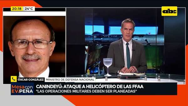 Video: esto dice el ministro de Defensa sobre el ataque al helicóptero de las FF.AA. en Canindeyú - Mesa de Periodistas - ABC Color