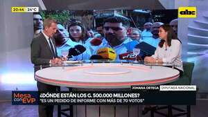 ¿Dónde están los G. 500.000 millones?: venció plazo y Nenecho no respondió - Mesa de Periodistas - ABC Color