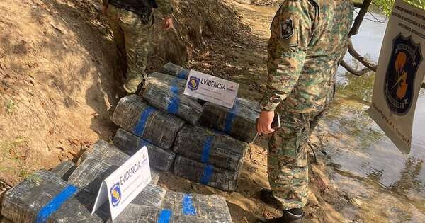 La Nación / Policía comisa 372 kg de presunta marihuana