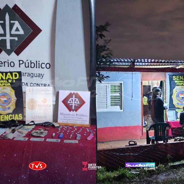 ALLANAMIENTO DE VIVIENDA E INCAUTACIÓN DE SUP. SUSTANCIAS ILÍCITAS. - TVS