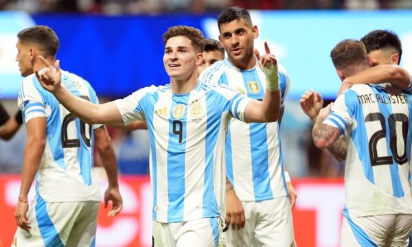 Argentina celebró en el arranque de la Copa América