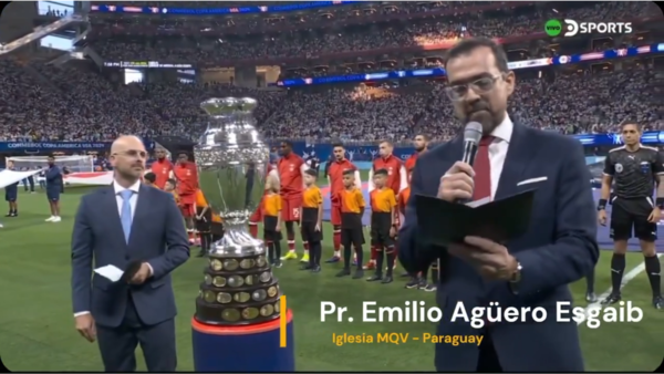 PASTOR EVANGÉLICO FUE A PREDICAR EN LA COPA AMÉRICA