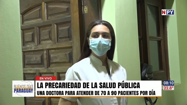 Doctora atiende 90 pacientes por día y le pagan G. 1.500.000 - Noticias Paraguay