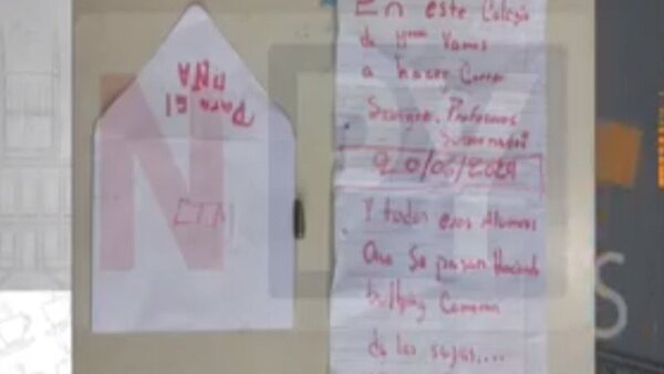 Hallazgo de carta con amenazas y una bala ponen en alerta a colegio de Areguá