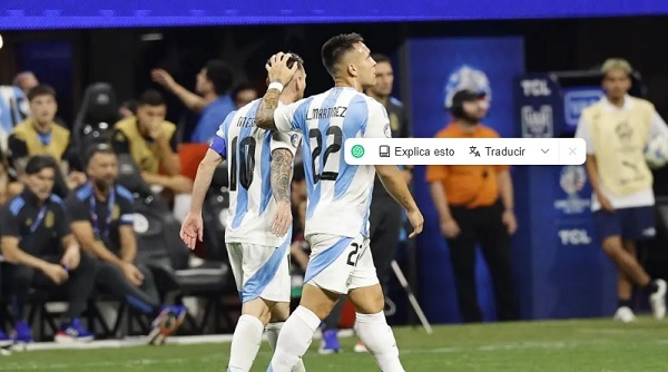 Argentina inicia la Copa América con victoria contundente