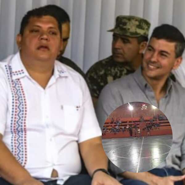 Santi, utilizará polideportivo de la Gobernación para almuerzo con seccionaleros de Amambay