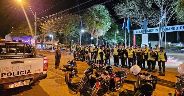 La Nación / Incrementan controles policiales en Concepción por robo de motos