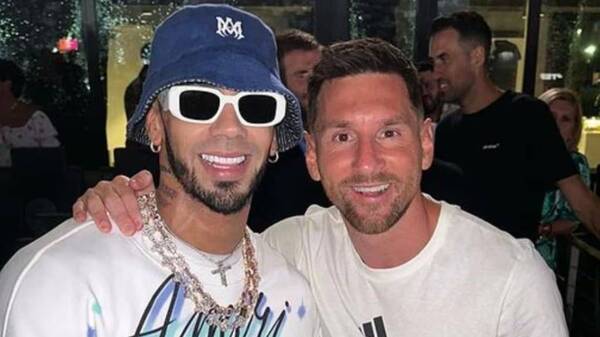 ¡Anuel hizo una apuesta millonaria por Messi!