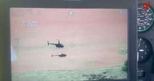 Diario HOY | Policía de Brasil intercepta helicóptero que transportaba carga de cocaína desde Paraguay