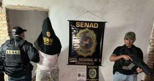 Diario HOY | SENAD no da tregua: cae otro distribuidor de crack en Coronel Oviedo