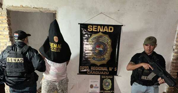 Diario HOY | SENAD no da tregua: cae otro distribuidor de crack en Coronel Oviedo