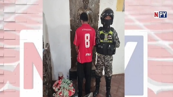Paraguarí: Ni el arresto domiciliario lo detenía para seguir perpetrando robos - Noticias Paraguay