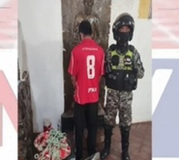 Hombre con arresto domiciliario robó y fue detenido con las evidencias - Paraguay.com