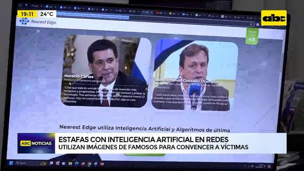 Video: Tips de la Fiscalía para no caer en estafas en las que usan inteligencia artificial e imágenes de famosos - ABC Noticias - ABC Color