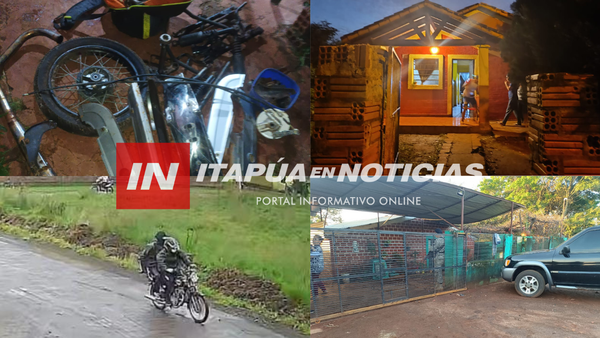 ALLANAN VIVIENDA Y RECUPERAN OBJETOS ROBADOS EN CAMBYRETÁ - Itapúa Noticias