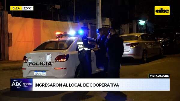 Video: Ingresaron al local de cooperativa Vista Alegre - ABC Noticias - ABC Color