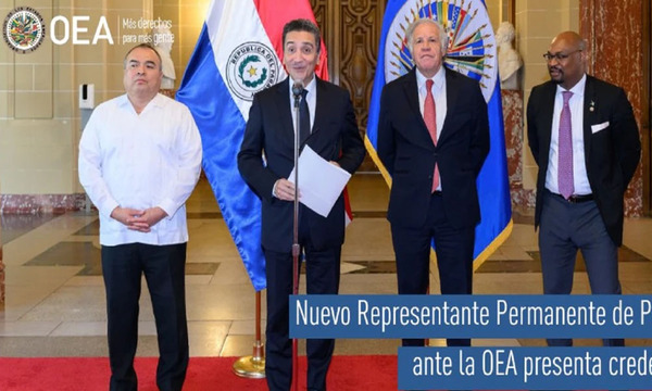 Ante la OEA presenta credenciales nuevo representante permanente de Paraguay - OviedoPress