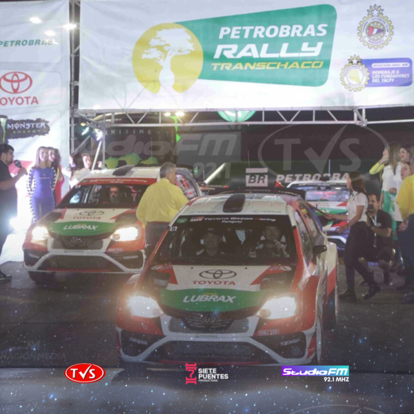 BANDERAZO DE SALIDA PARA EL PETROBRAS TRANSCHACO RALLY 2024. - TVS