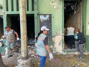 Policía municipal ingresa e interviene en predios abandonados en el centro de Asunción - Nacionales - ABC Color