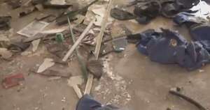 La Nación / Hallan uniformes de la Policía Nacional en un edificio abandonado