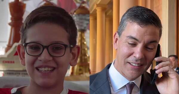 La Nación / Peña sorprendió a ajedrecista campeón de 11 años