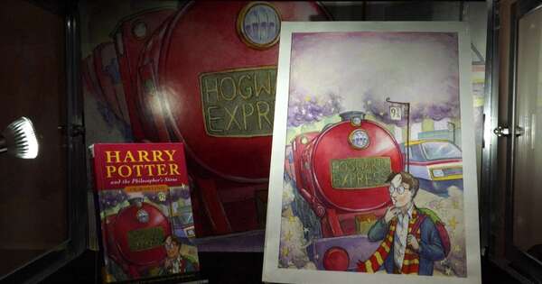 La Nación / Subastarán ilustración que definió la imagen de Harry Potter