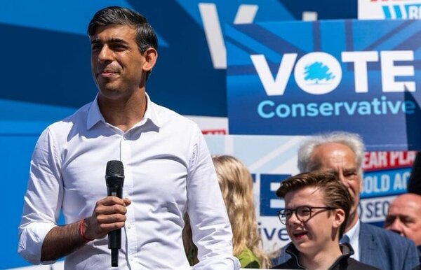 La derrota conservadora podría borrar a Rishi Sunak del mapa