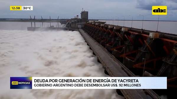 Video: Deuda por generación de energía de Yacyreta - ABC Noticias - ABC Color