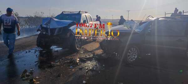 Triple choque de vehículos deja un fallecido sobre la ruta PY11 - Radio Imperio 106.7 FM