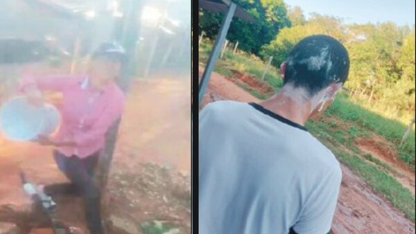 Doña le derramó cal viva porque le cortó el agua