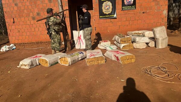 Allanamiento en Puentesiño: Incautan casi dos toneladas de marihuana - Radio Imperio 106.7 FM