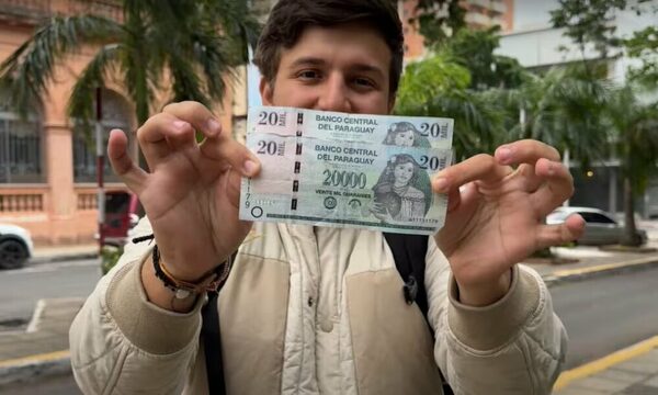 Influencer mostró qué se puede comer en Paraguay con G. 40.000 en un día