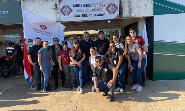 Fiscal general designó equipo de trabajo que interviene en las actividades del Transchaco Rally 2024